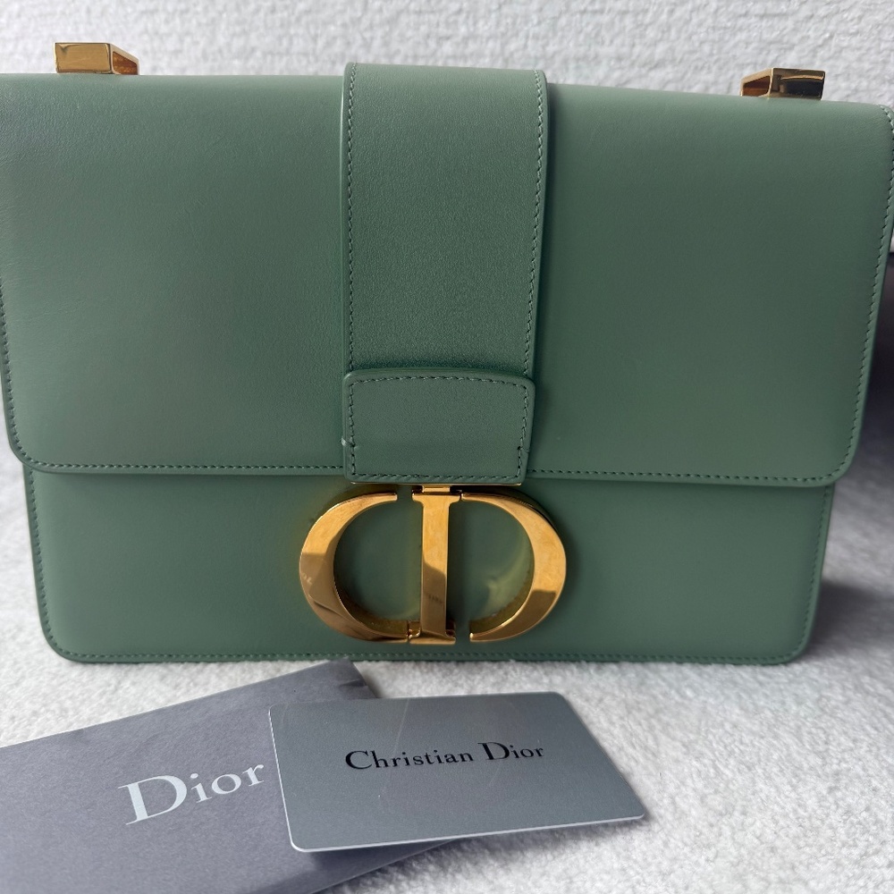 Christian Dior 30 Montaigne Bag in unique beautiful Green - Picture 4 of 9